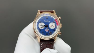 BLS Factory Breitling B01 Chronograph Asia-7750 Automatic Movement Blue 42mm Watch